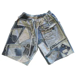 Denim Patchwork Jorts / *Random Selection
