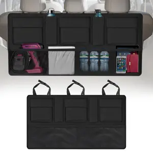 EcoNour Car Storage Organizer - 42"x20" Foldable Waterproof Backseat Hanging Organizer for Car Interior Accessories, Car Storage Organizers