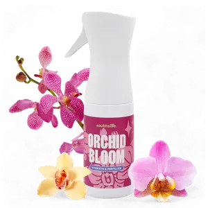 Orchid Bloom & Fertilizer - Encourage Orchid Blooms with Precise Nutrition & Humidity - Gentle Formula, Easy Continuous Spray for Maximum Coverage - Concentrated Dried Packets Make Double The Product