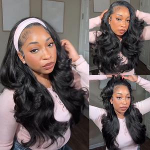 Recool Hair Salon Style at Home-Pre-Styled Half Wig Yaki Body/Yaki Straight/Kinky Curly Human Hair Wig With Drawstring Minimal/No Leave Out Upgrade Wigs for Black Women Beginner Friendly No Sew in No Glue Glueless Clip In Half Wig summerwins