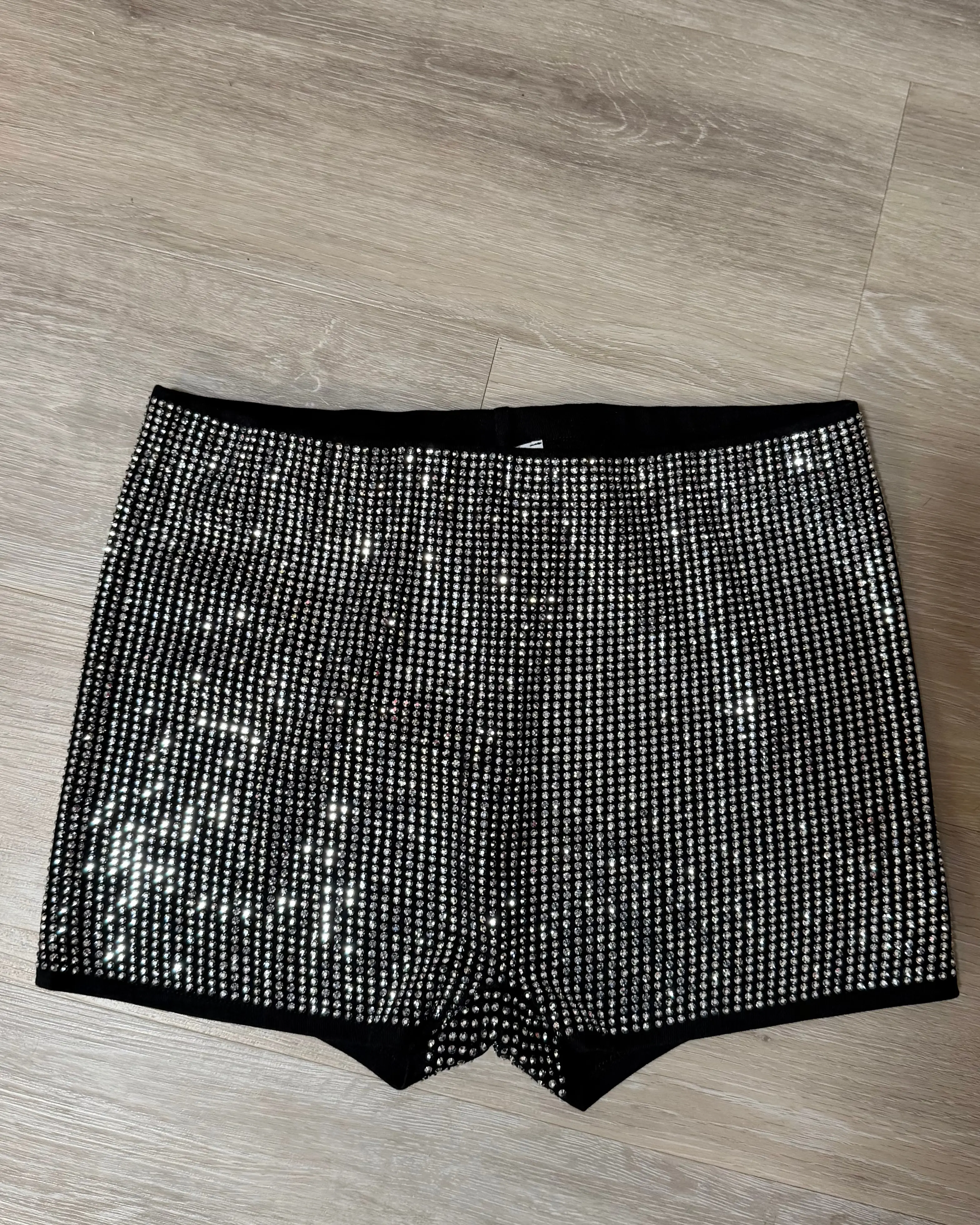 Crystal Rhinestone Shorts (Black) Crystal Rhinestone Shorts (Black)