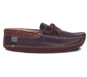 Cloud Nine Sheepskin Mens Leather Driving Moccasin