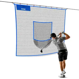 Golf Net with Target Pocket, 20ft/15ft/10ft Golf Practice Net, Heavy-Duty Multi  Netting Barrier, Golf Hitting Net for Golfer Garages Backyard Driving Swing Chipping, Indoor Outdoor Use