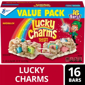 Lucky Charms Cereal Treat Bars, Snack Bars, Value Pack, 16 Count, 13.6 oz