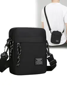 New Arrival: Unisex Simple & Casual Crossbody Bag / Shoulder Bag / Phone Pouch — Compact Travel Pack, Sling Bag, Coin Purse — Features Adjustable Strap & Zipper Closure — Polyester Lining — Ideal for Daily Use (Work, Travel, School) — Mother's Day Gift