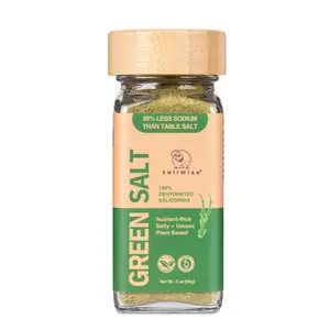 Green Salt - Low Sodium, Umami Premium Glass Jar ( 3 Oz / 85g)
