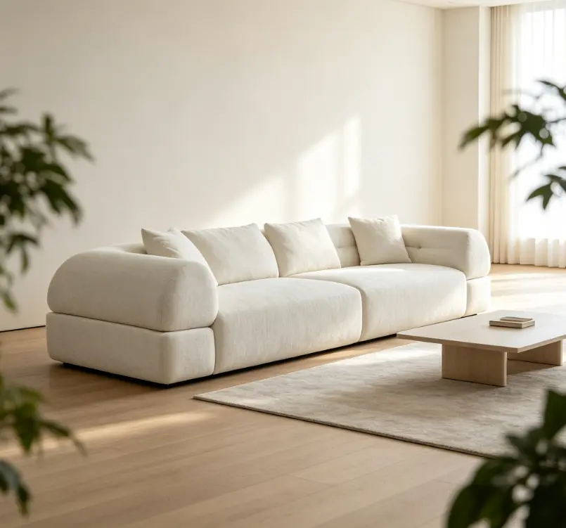Cloud Modular Sectional Sofa - Traditional Corduroy Deep Seat Couch for Living Room, Boneless Couch with Fluffy Cushions, No Assembly Required, Love-Shape Folding Chaise, Small Space Apartment Corner Furniture, Gaming Day Bed