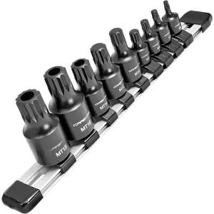 9- XZN Triple Square Bit  Socket Set, 12 Point, 4mm to 18mm | Chrome Molybdenum Steel o From a Family-Run Tool Company Based in the U.S.A.