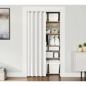 Techni Home Studio Series 32"W PVC Foldable Accordion Door Techni Home Studio Series 32"W PVC Foldable Accordion Door