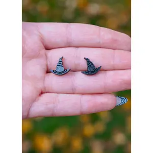 Wicked Witch Hat Stud Earrings