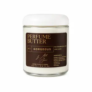 GORGEOUS – The Luxury Body Butter Perfume | Pistachio, Whipped Cream & Marshmallow Sweet Gourmand Fragrance | Deep Hydrating Skin Moisturizer | Warm Delicious Scent | Perfume Butter