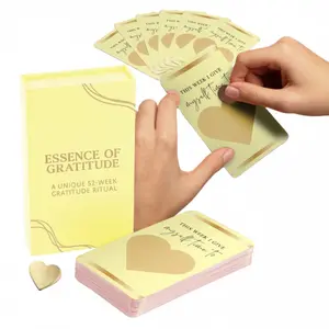 The Daily Gratitude & Mindfulness Kit - 52 Week Inspiring Scratch-Off Cards for Positivity, Reflection & Self-Care inspirational card