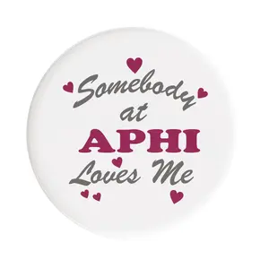 Alpha Phi Love Me Sorority Button
