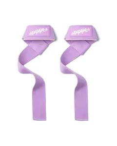 UPPPER Lifting Straps Lavender - For Deadlifts & Pullups, 22" Cotton, Neoprene Padding
