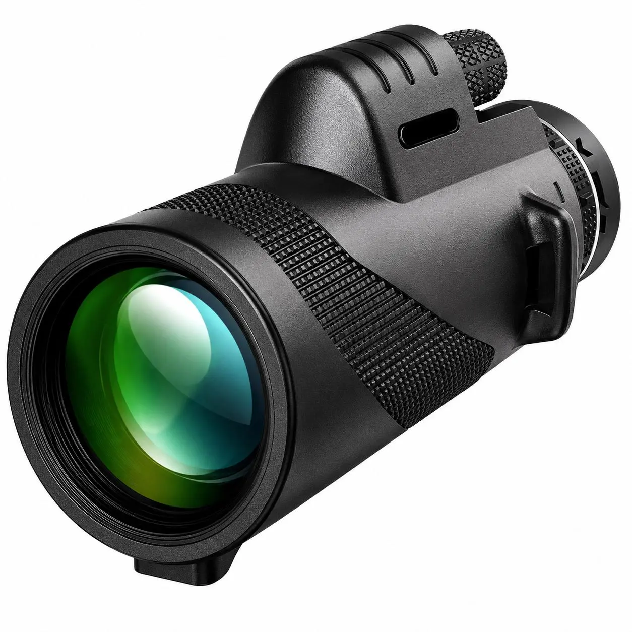 10x42 High-Power Monocular Telescope for Adults, Compact Telescopic Design with Multi-coated Glass and Adjustable Eyepiece for Bird Watching, Includes Phone Adapter & Tripod, Outdoor Activities