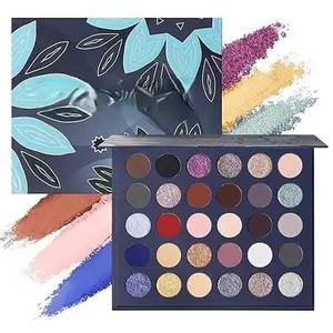 Stone Cold Fox Cool-toned Eyeshadow Palette - 30 Pan Matte & Metallic Finish Ultra-pigmented Pressed Powder Formula 0896