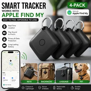 GPS Tracker, Portable Real-Time GPS Tracking Device, Global Coverage Location Tracker, Suitable for Cats And Dogs, Keys, Wallets, Etc., Get Rid Of The Habit Of Forgetting Things And Make Your Travel Easier, Only Applicable to IOS Devices