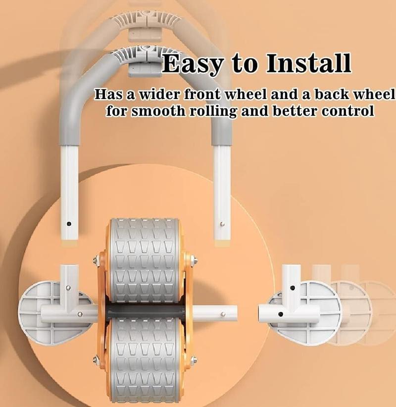 ab roller wheel workout Abdominal Fitness Wheel for Core Muscles Training Automatic Rebound Ab Roller with Timer ab roller wheel workout Abdominal Fitness Wheel for Core Muscles Training Automatic Rebound Ab Roller with Timer