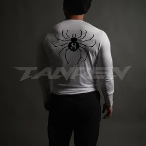 Spider 8 Compression Long Sleeve in White