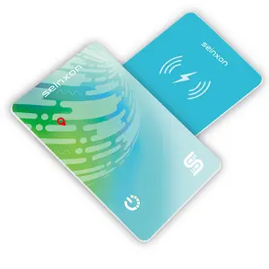 Seinxon Wallet Tracker Qi Wireless Charging IP68 Thin Works with Apple Find My APP & Network (iOS Only)  Bluetooth tracking device phonecasecover phone strap