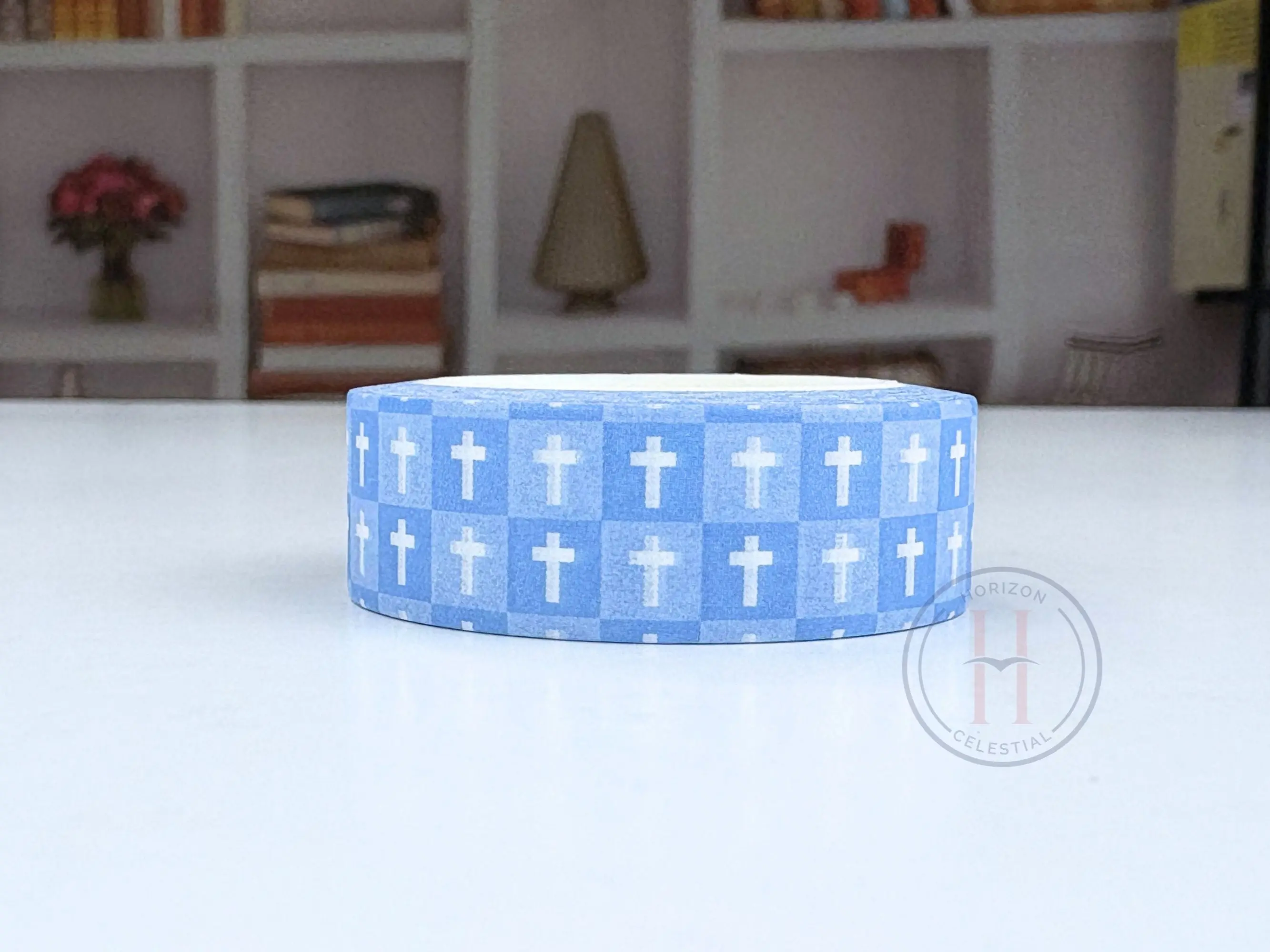 Checkered Faith Washi Tape: Christian Planner Scrapbook Tape (15mmx10m)