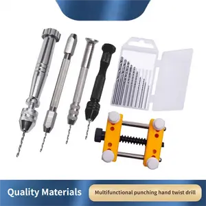Precision Hand Drill Manual Drilling Tool for Watch Repair and Jewelry Making