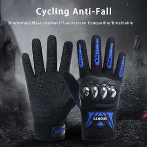 Winter Motorcycle Riding Gloves for Men and Women, Touchscreen, Anti-Slip, Waterproof, Warm Bike Gloves, Motorbike Gloves, Protective Gear