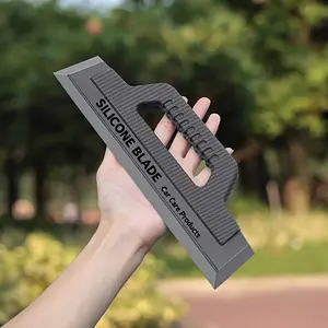 Car Window Squeegee, 11.81inches One Piece Flexible Handheld Silicone Vehicle Window Blade for Cleaning Water, Automotive Glass Water Wiper Scraper
