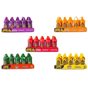 Lucas Muecas Sandia Cherry, Chamoy, Mango, Tamarindo, & Watermelon Flavored Hard Caramel Lollipops with Tangy Mildly Spicy Chili Powder - Refreshing Sweet Treat