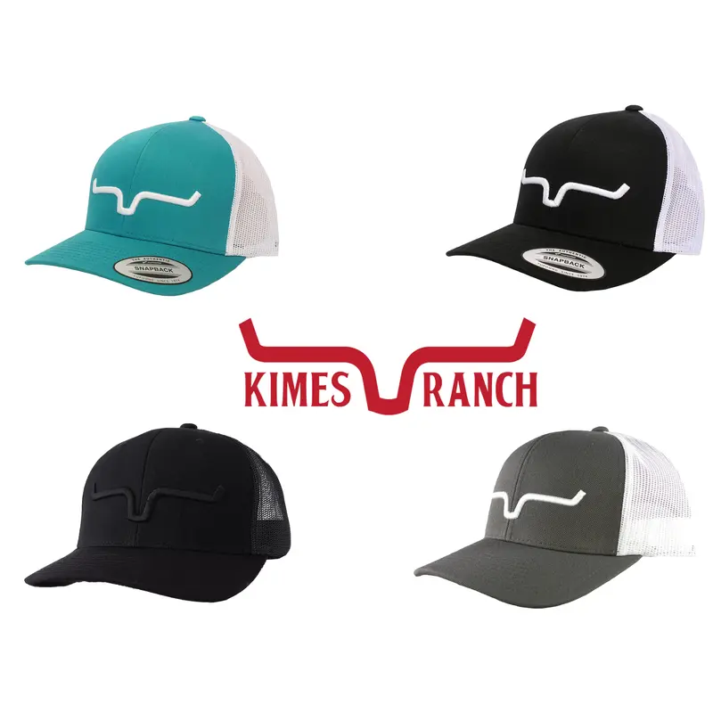 Kimes Ranch Trailhead Trucker Hat – Unisex Cap for Travel and Exploration with Mesh Back Ventilation