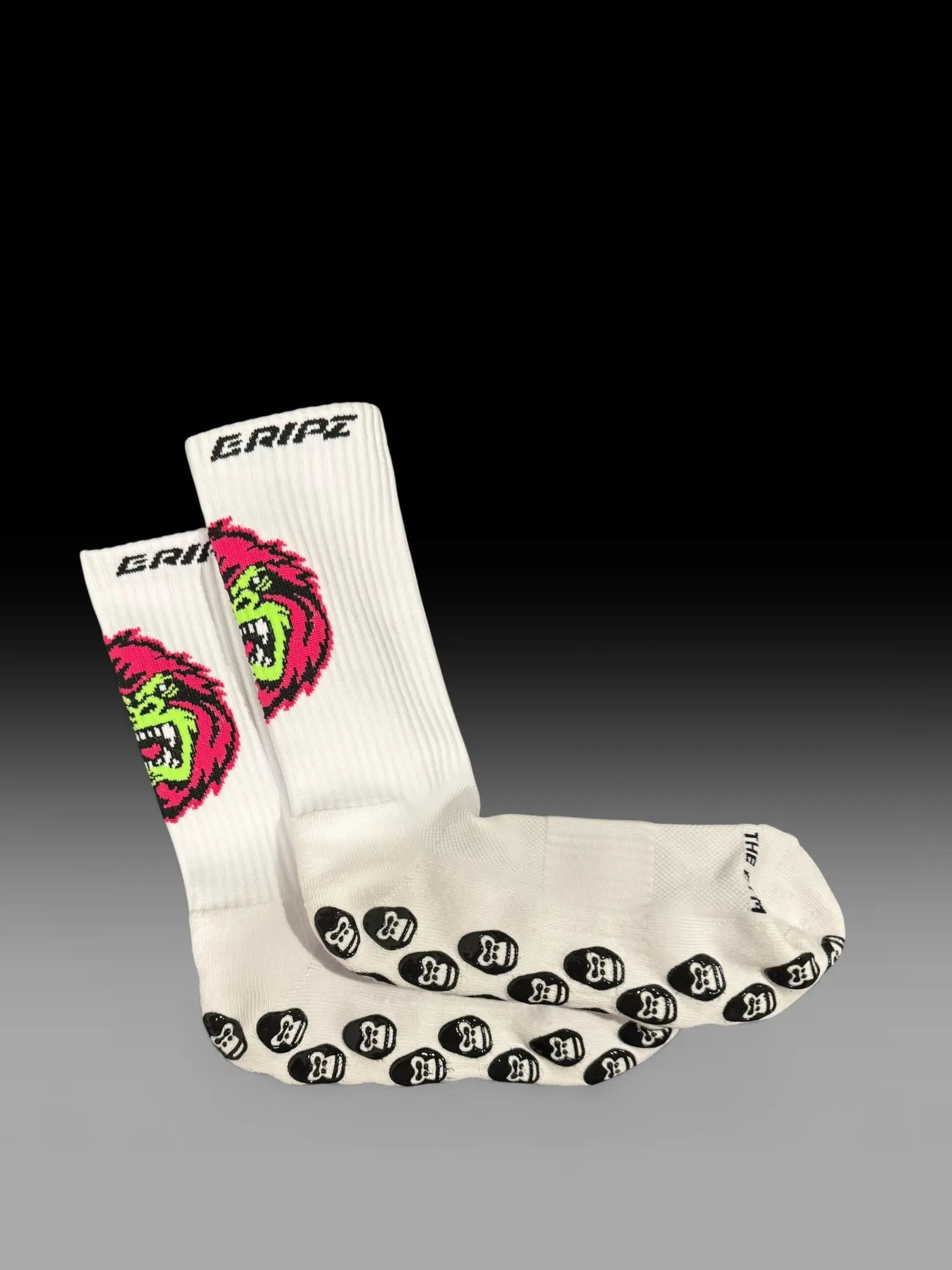 OG Prime Gripz White Sports Socks, Sports & Outdoor Accessory for Active Use