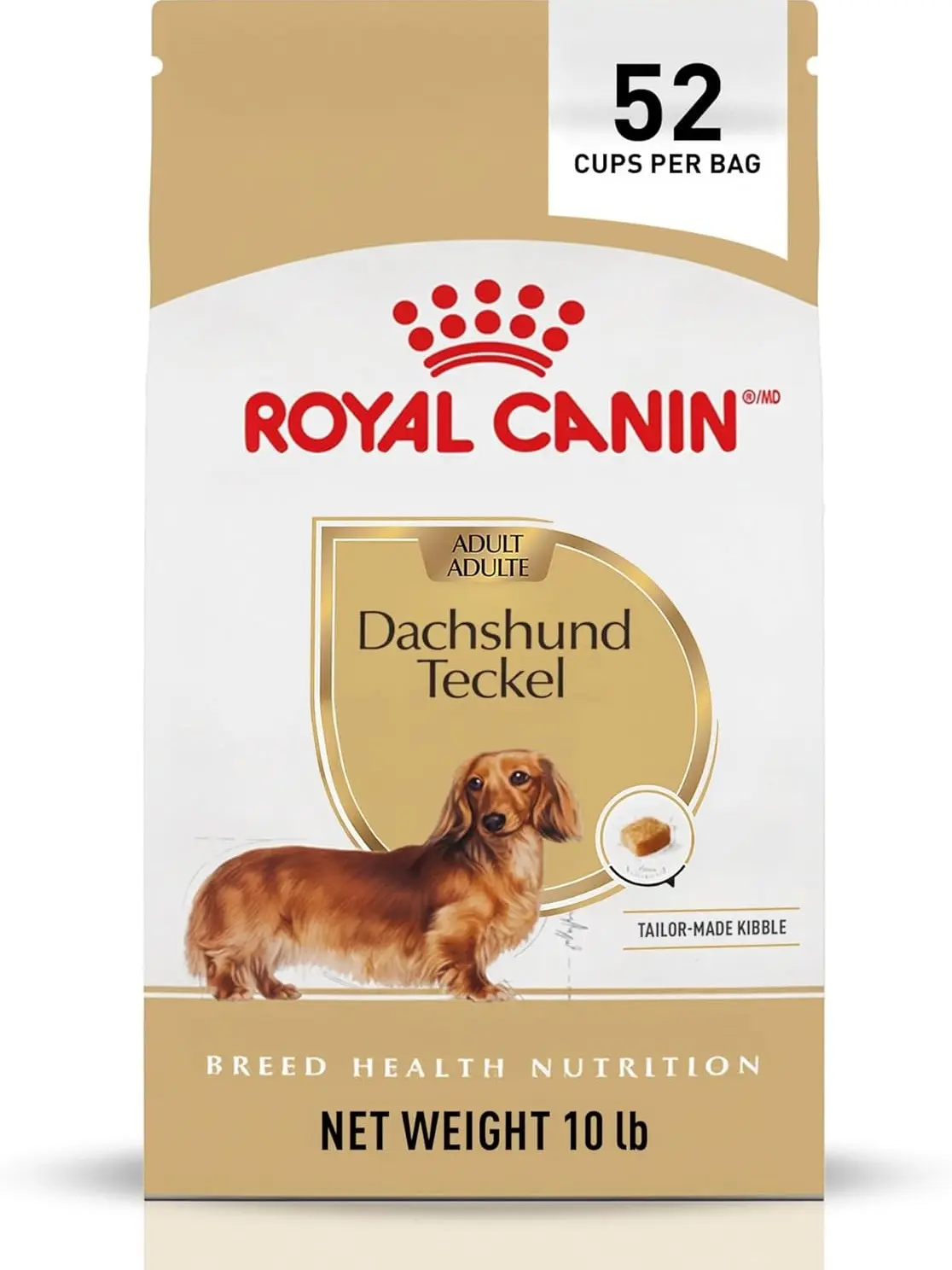 Royal Canin Breed Health Nutrition Dachshund Adult Dry Dog Food, 10 lb Bag