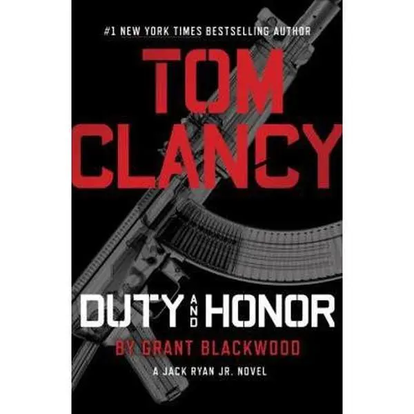 USED Book - Tom Clancy Duty and Honor (A Jack Ryan Jr. Novel) by Grant Blackwood (Hardcover) - english
