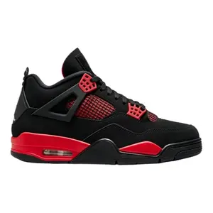 New Black Red Retro Basketball Sneakers, Breathable Mesh Casual Shoes, All-Match Streetwear Footwear for Everyday & Sports Activities Sports & Outdoor Running Shoes