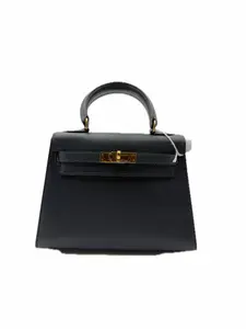 Pre-owned HERMÈS Couchevel Leather Mini Bags Mini Kelly Sellier 20 Couchevel Navy Gold 4 2600038785030