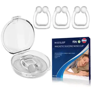 Nasal Dilators - Nose Clips to Reduce Snoring & Better Sleep – Comfortable Silicone Snore Stopper – Less Snoring Nose Vents – 8 Pack