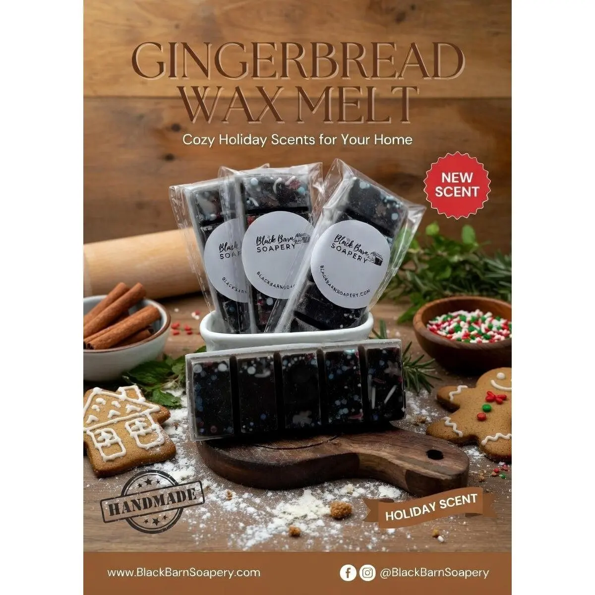 Gingerbread - Snap Bar Wax Melts