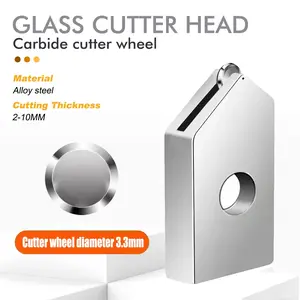 Glass Bottle Cutting Tool, Wine Bottle Cutter DIY Glass Bottle Cutting Machine, Hole-Headed Knife Head for Glass Bottles