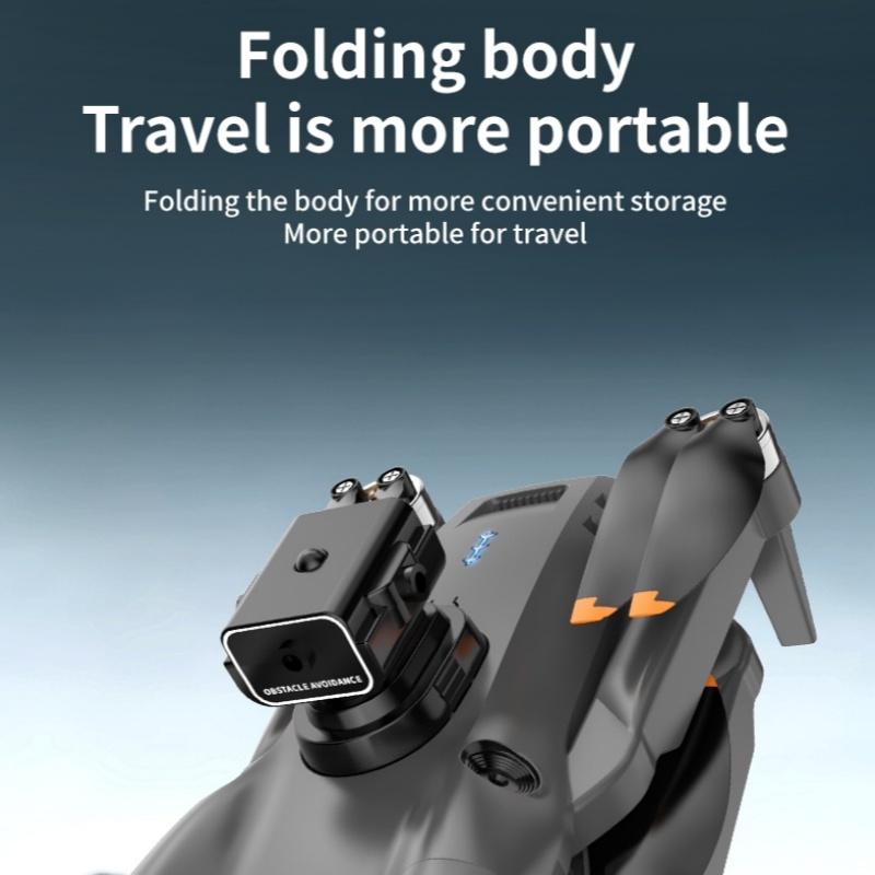 RC Drohe with 4K Dual Camera ObstacleAvoidance Foldable FPV Drone Long FlightTime for Beginners