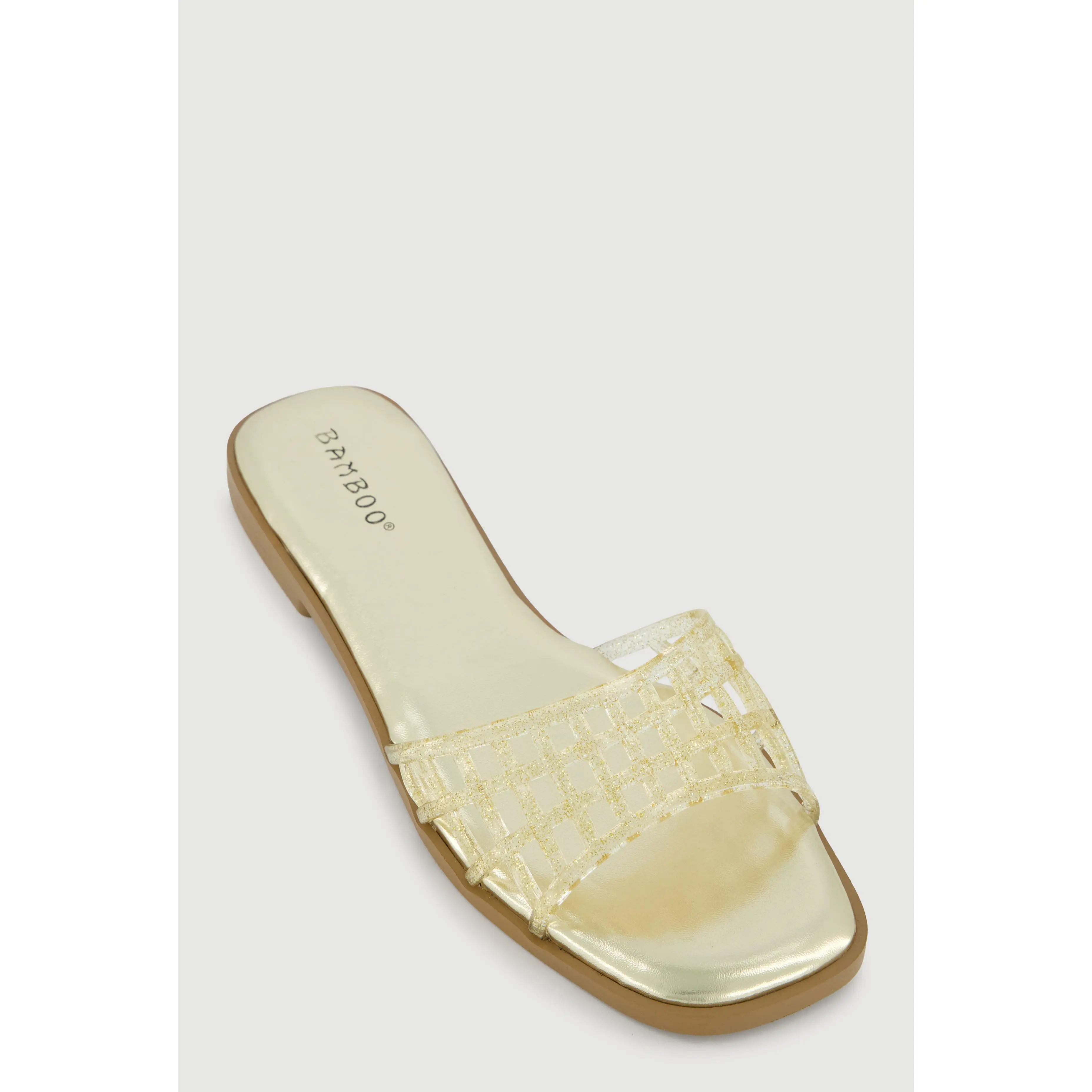 Jelly Band Slide Sandals