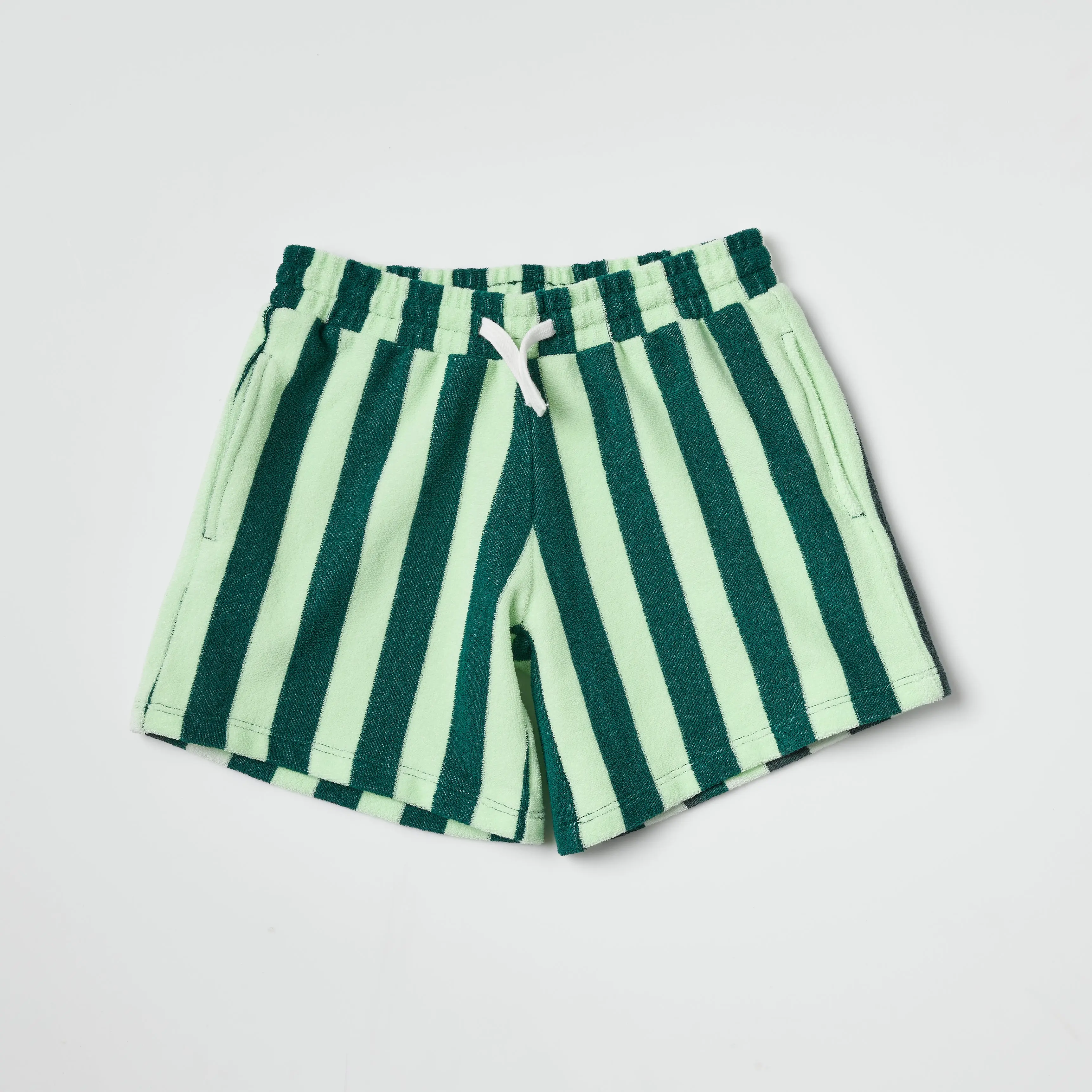 Striped Terry Shorts