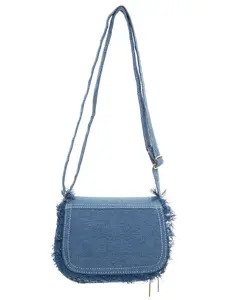 Indie Small Mini Denim Crossbody Bag - Lightweight & Durable with Adjustable Strap for Everyday Use