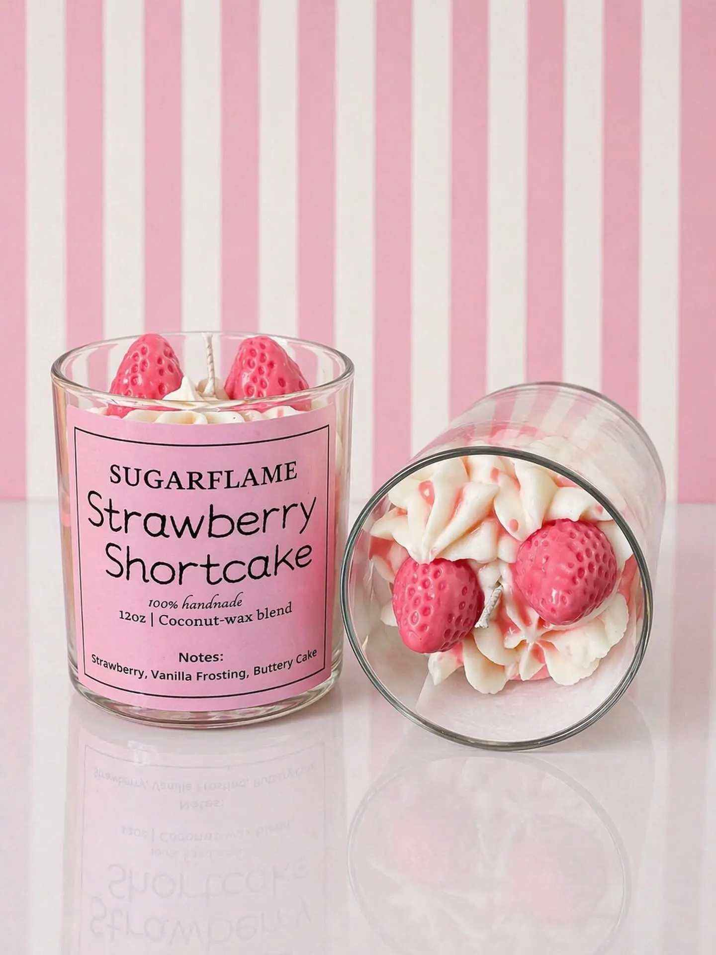 Strawberry Shortcake Candle