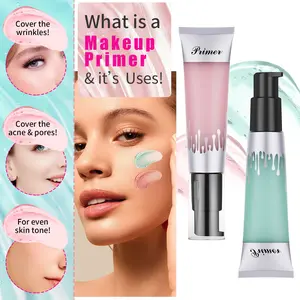 Primer Gel Brightening Hyaluronic Acid Hydrating Moisturizing Long-lasting Wear Face Brighten Contour Makeup Cosmetic