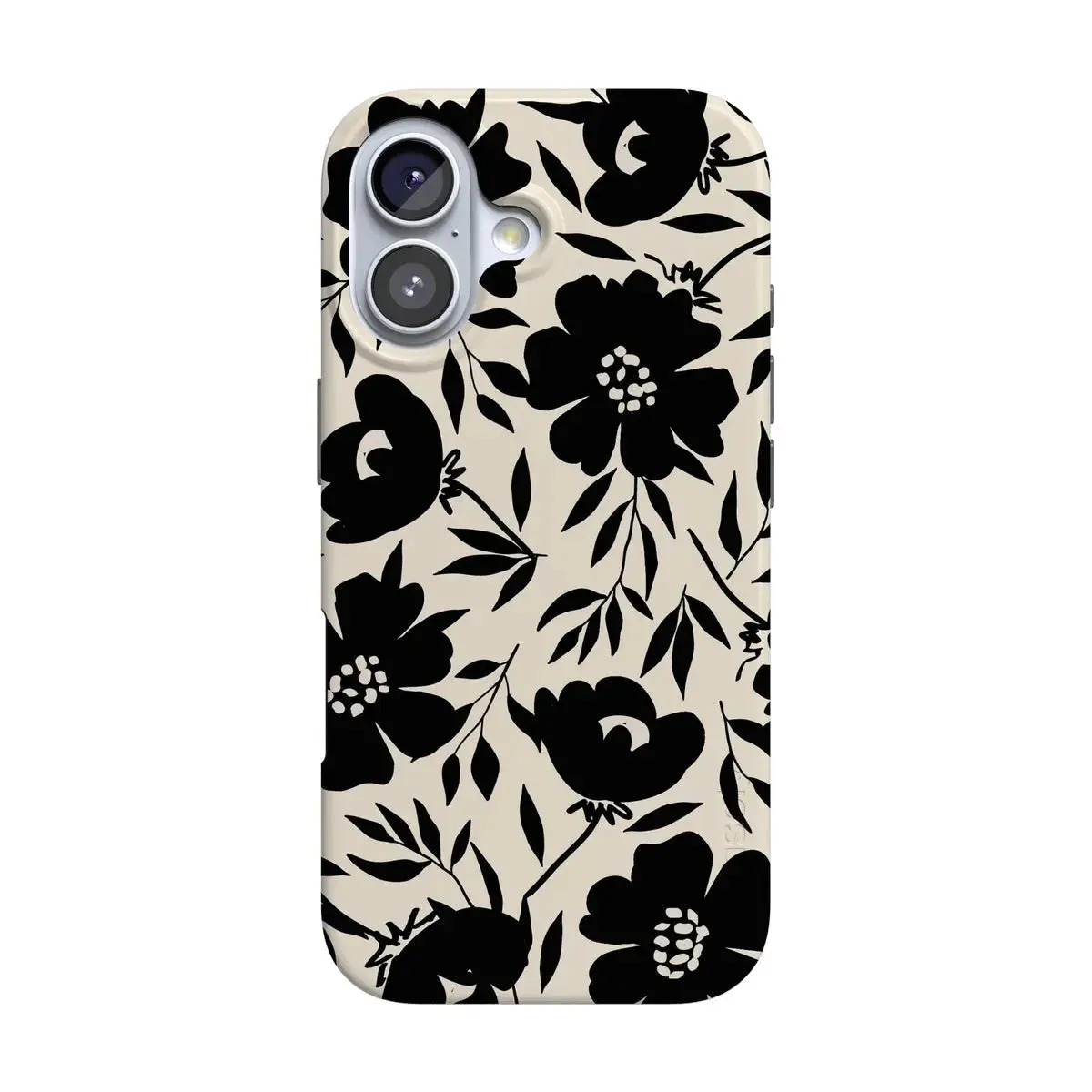 Casely iPhone 17 Case | Dark Fantasy | Contrast Floral | Compatible with MagSafe | Classic Ultra Thin Design