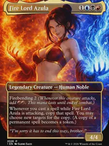 Fire Lord Azula Custom Holographic Proxy