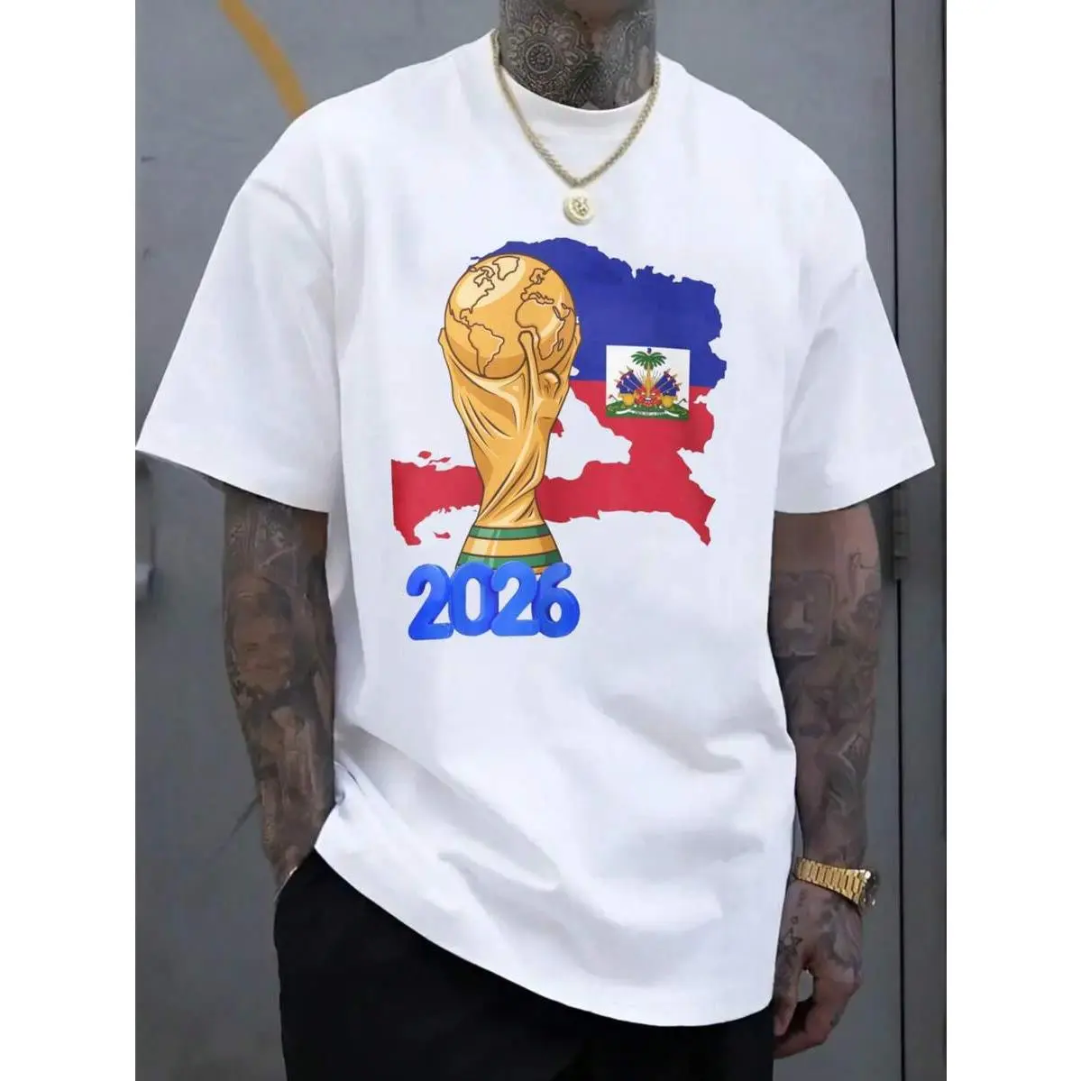 Haiti Trophy 2026 Haiti Map Flag Football Soccer Shirt