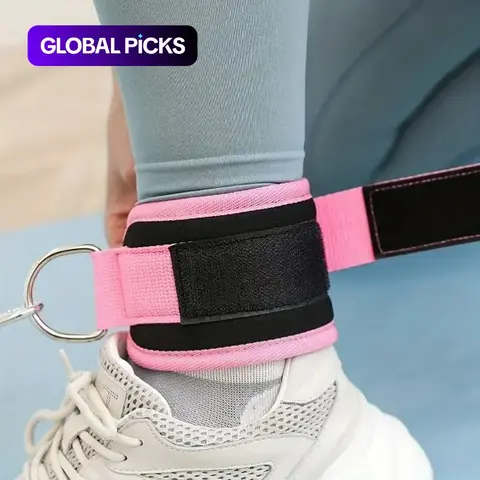 Sports Ankle Straps, 1/2 Counts Foot Straps for Fitness Training, Equipment Accessory for Cable Machines, Yoga and Pilates, Workout Band #GLOBAL PICKS