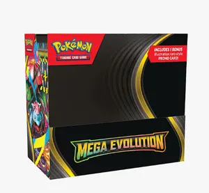 Pokémon Trading Card Game Mega Evolution Booster Box - Collectible Cards for Fans of the Pokémon Series with Exciting New Cards and Powerful Creatures