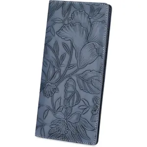 Ultra Slim Thin Wallet for Women Bifold Leather RFID Blocking Designer Credit Card Holder